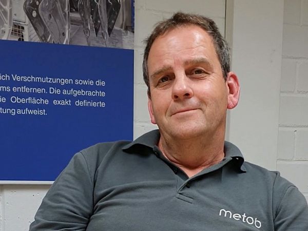 Martin Kolenda (Metob group) on improved process stability and less scrap (German)